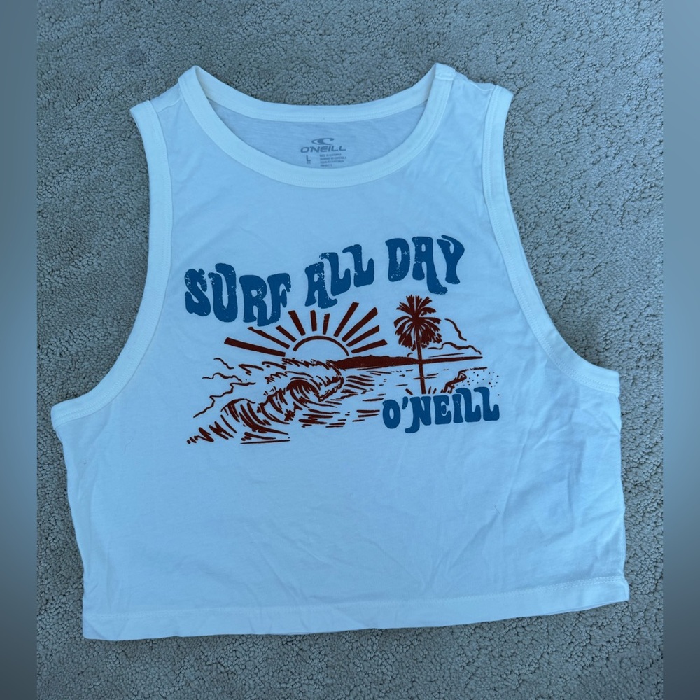 O'Neill White Sleeveless Top